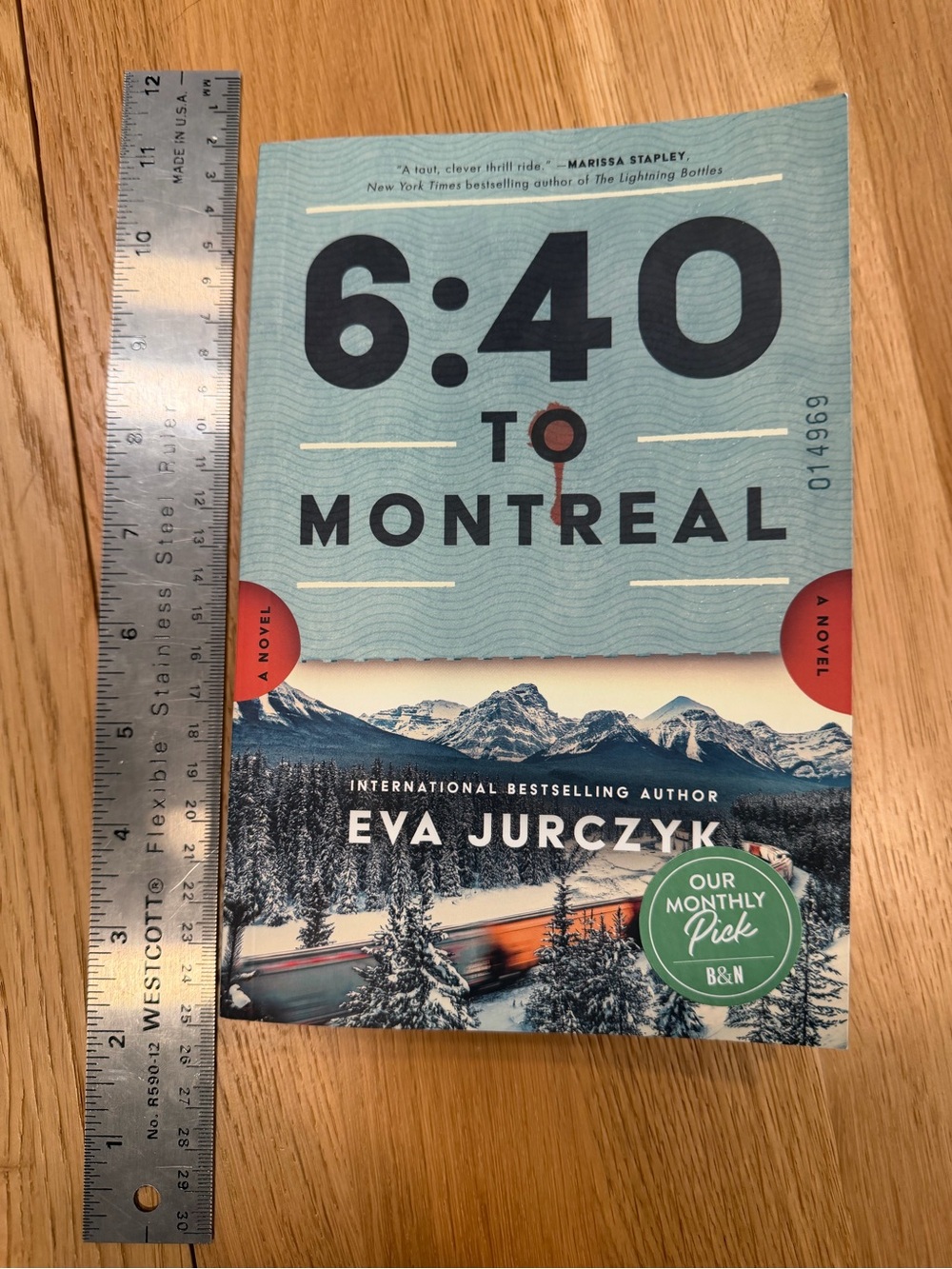 6:40 to Montreal by Eva Jurczyk - A Novel Paperback Book